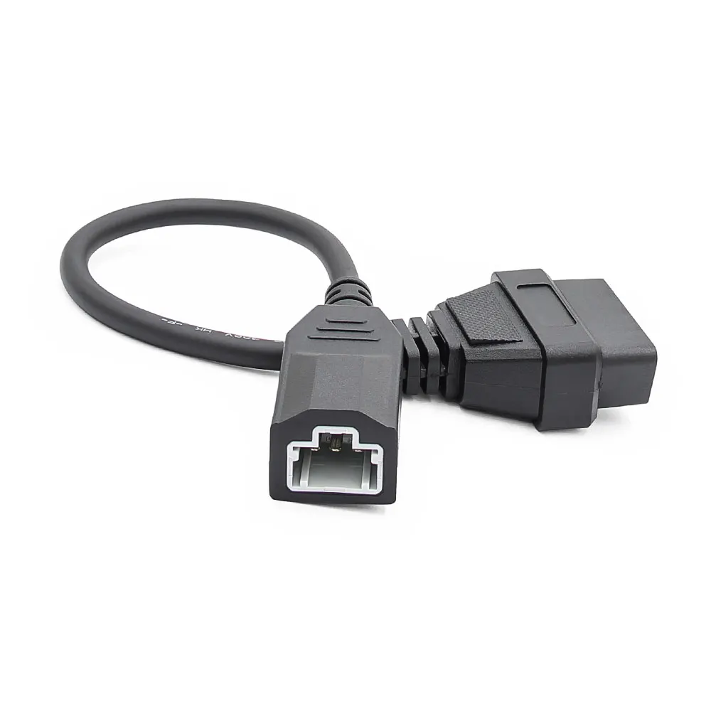 Кабель преобразователя OBD2 для Honda 3pin на 16pin obd2 коннектор совместимый