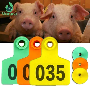 

No. 001-500 Pig Ear Signage Tag Identification CardsCopper Head Earrings Livestock Supplies Equipment Cattle Calves Sheep Cow