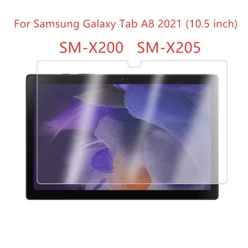 9H Tempered Glass Screen Protector For Samsung Galaxy Tab A8 10.5 Inch SM-X200 SM-X205 2021 Tablet Anti Scratch Protective Film stickers ipad mini