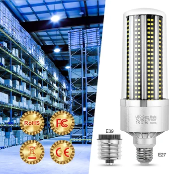 

E27 LED Bulb 25W 35W 50W 80W 100W 120W 150W 200W Corn Bulb LED Lamp 220V High Power Light 110V E39 Warehouse Lighting 2835SMD
