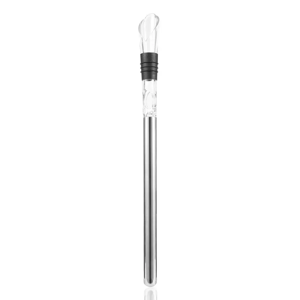 

Stylish Arrival Rushed Ice Bucket Stainless Steel Barware Wine Pourer With Chill Rod Bottle Coolers Chiller Stick Spout Aerator