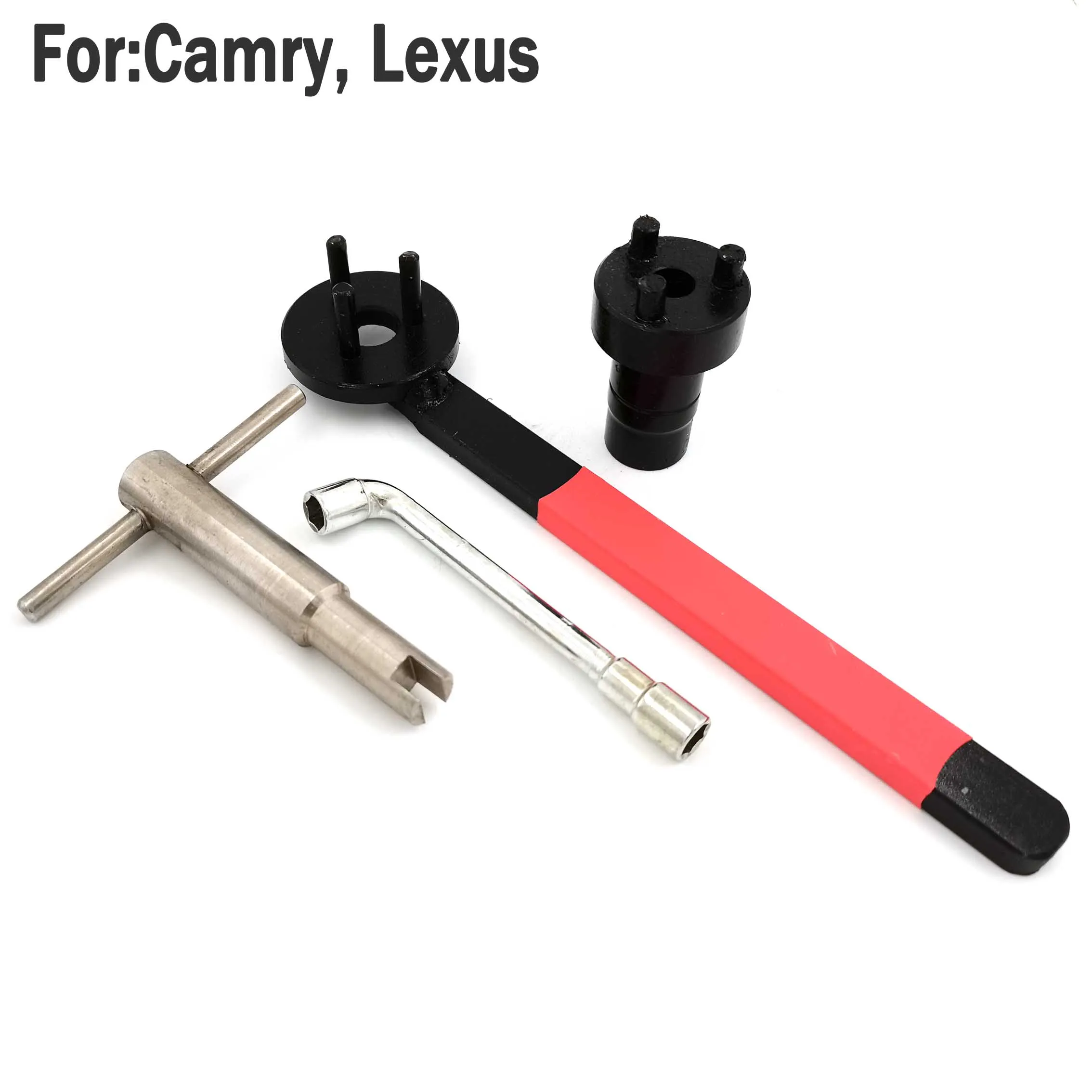 Air Conditioning Repair Kit Auto A/C Compressor Clutch Sucker Disassembly Tools For Camry Lexus Magnetic Sucker Manual Pneumatic Removal Wrench Tools Kit