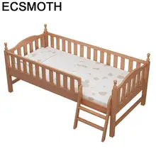 Мобильная деревянная кровать для детской кроватки из дерева Луи литера Yatak с подсветкой для детской спальни Cama Infantil Muebles, детская мебель, кровать