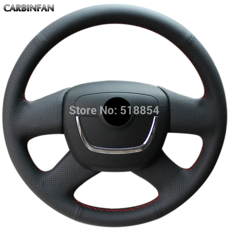 Чехол на руль из искусственной кожи для Skoda Octavia Superb 2012 Fabia a 5 a5 2013 Yeti 2009 2013|leather steering