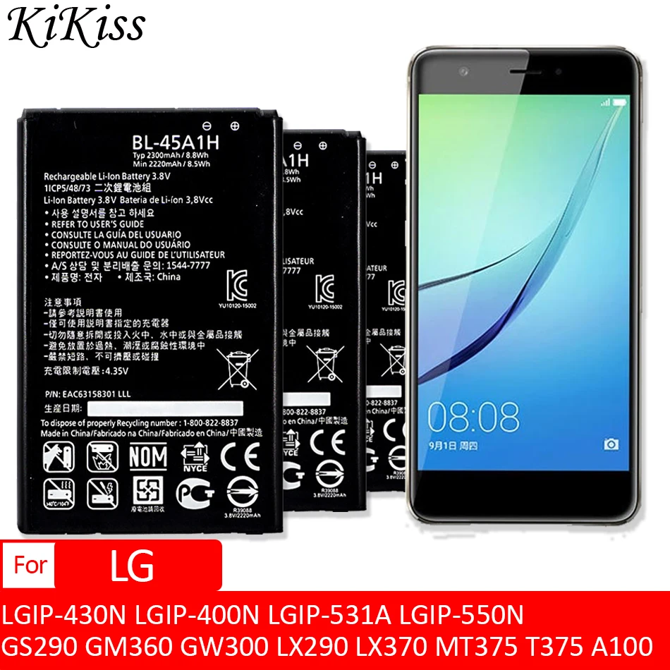 LGIP-430N LGIP-400N LGIP-531A LGIP-550N Battery For LG Cookie Fresh GS290 GM360 GW300 LX290 LX370 MT375 T375 A100 LGIP 430N 531A | Мобильные