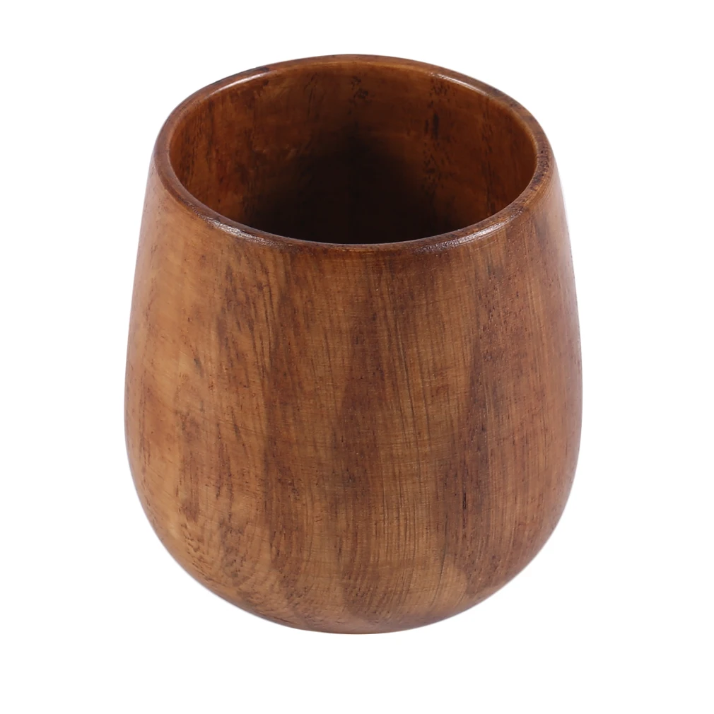 Chinese Style 200ml Retro Handmade Natural Wooden Cup Coffee Tea Beer Wine Juice Milk Water Cups Drinkware | Дом и сад