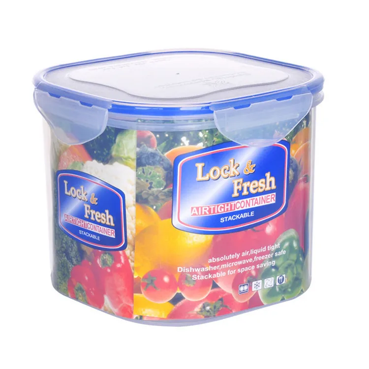 Freshness Box Plastic Storage Snack Box Salad Box Microwave-Refrigeration Carriable Convenient Lightweight 500 Ml