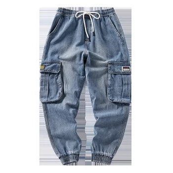 

2019 Autumn Trend Men Jeans Loose Big Code Leisure Simple Men Harlan Jeans