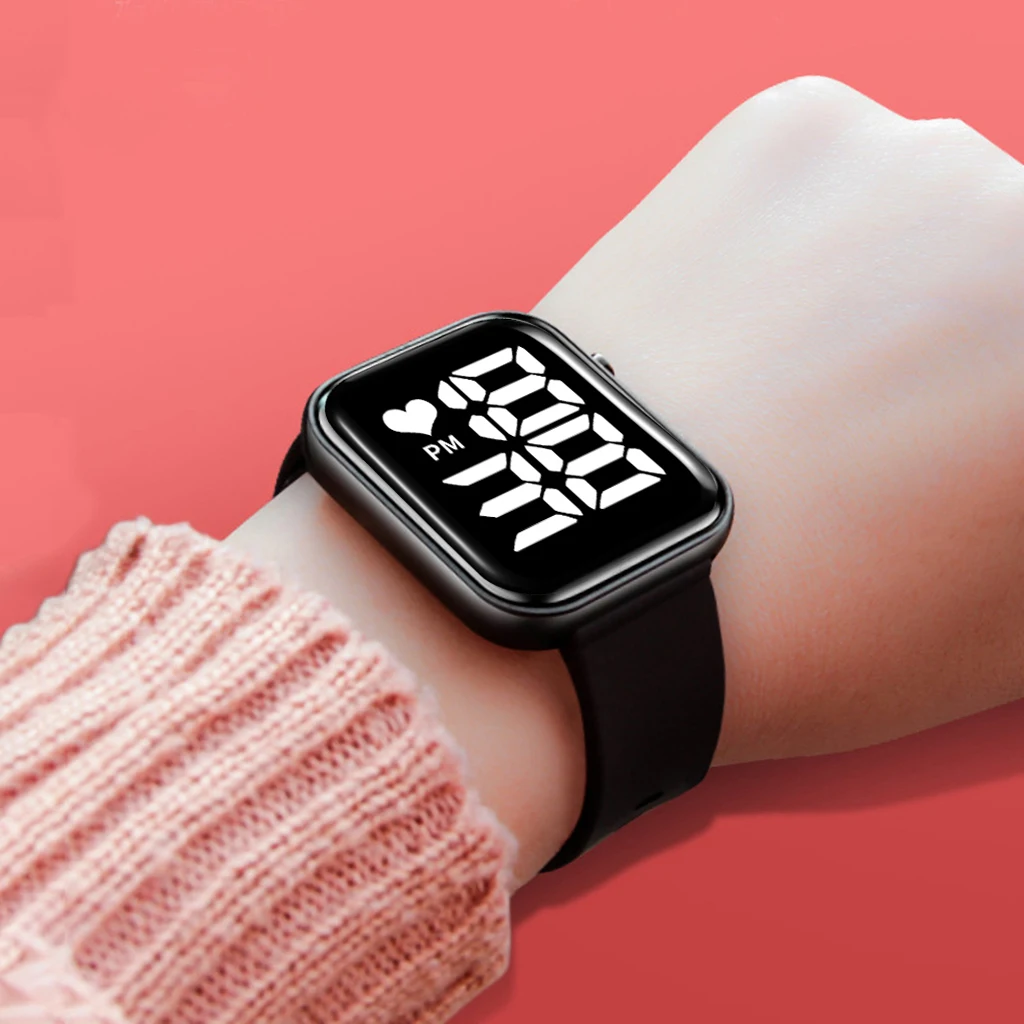 Men Wrist Digital Watches Casual Electronic LED Sport Water-Proof Women Watches Fashion Simple Children Clock Relogio Masculion