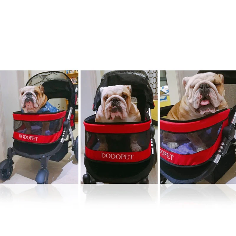 Складная коляска для собак, большая креативная переносная сумка для собак, прогулочная/прогулочная коляска для собак, модное внутреннее сиденье 71*45*58 см