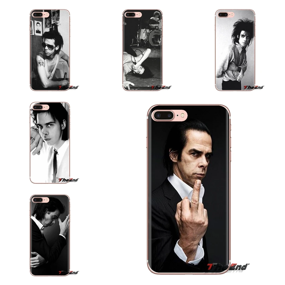 Для samsung Galaxy S2 S3 S4 S5 MINI S6 S7 edge S8 S9 Plus Note 2 3 4 5 8 Coque Fundas ник кейв самые стильные