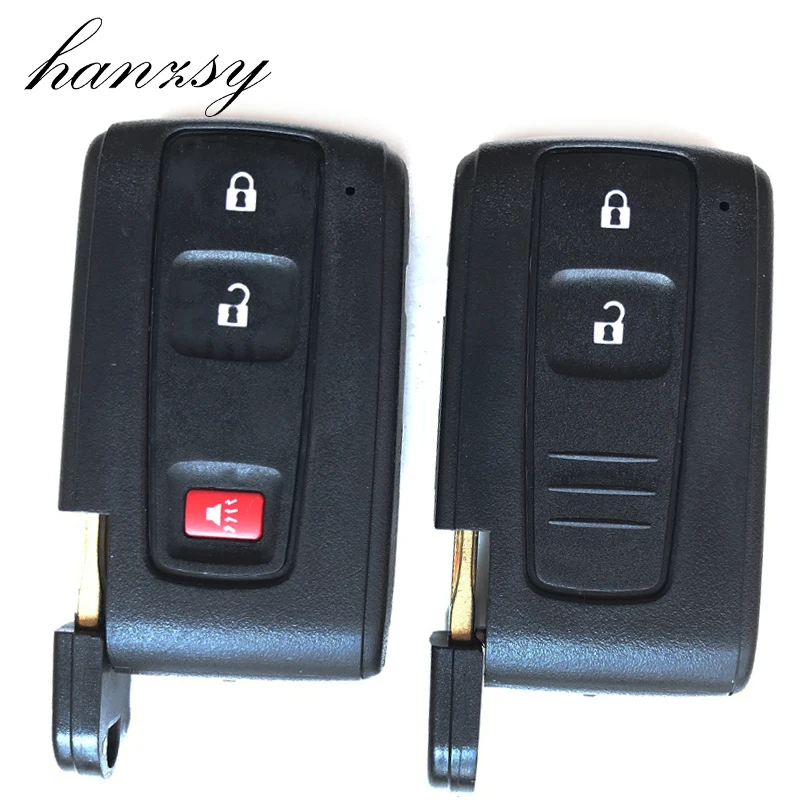 

2 3 Buttons For Toyota Prius 2004 2005 2006 2007 2008 2009 Remote Key shell blank Fob Car Smart Key Case Cover with Blade