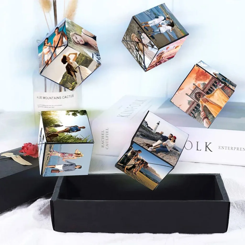 

Surprise Photo Album DIY Square Cube Bouncing Photo Gift Box Album For Birthday Anniversary Christmas Photo Album Fotografico
