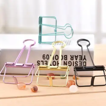 

Mini Cip Metal Folder Bulldog Colour Clip Notebook Bed Nets