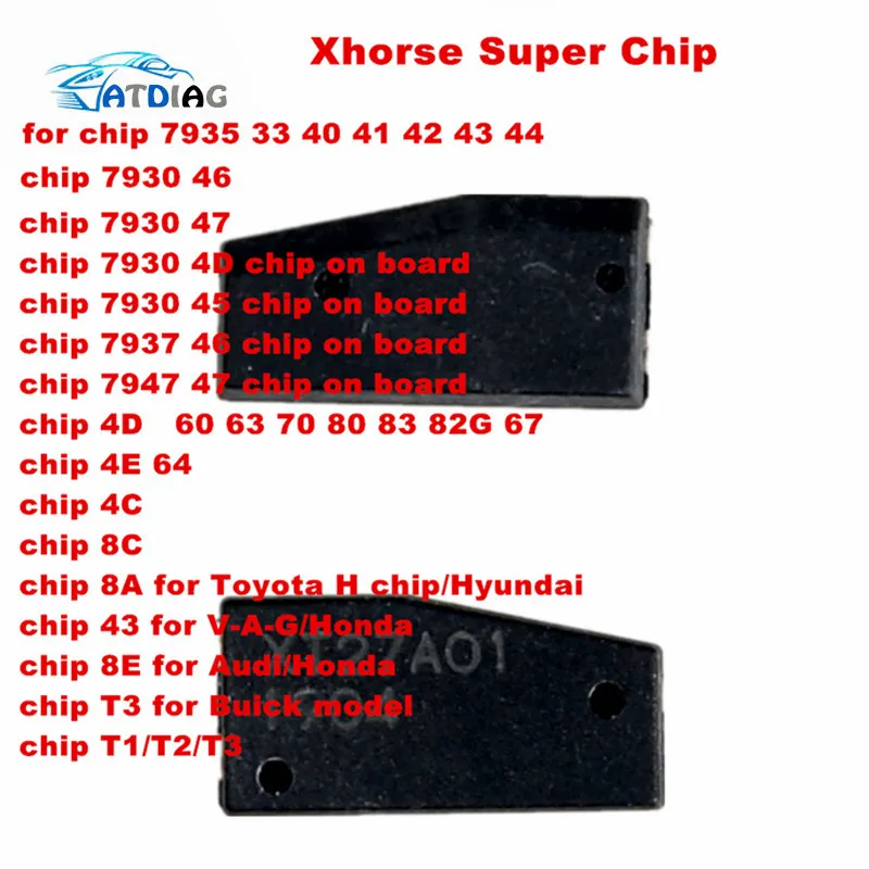 20 шт./лот Xhorse VVDI супер передатчик с интегральной схемой для ID46/4D/4C/8C/8A/T3/для Toyota H чип для VVDI2 VVDI ключ инструмент и мини ключ инструмент