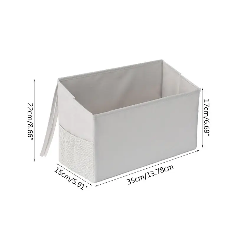 Bedside Hanging Storage Bag Organizer Holder Oxford Cloth Dorm Phone Book Basket