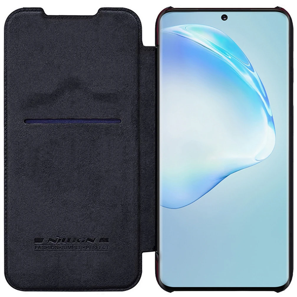Чехол для Samsung Galaxy S20 Plus Оригинальный чехол книжка серии NILLKIN Qin Ultra кожаный