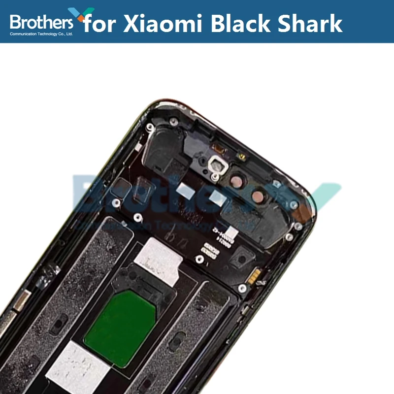 Для Xiaomi Black Shark BlackShark батарейный корпус батарейный отсек с объективом камеры стеклянная задняя крышка задний корпус ремонт