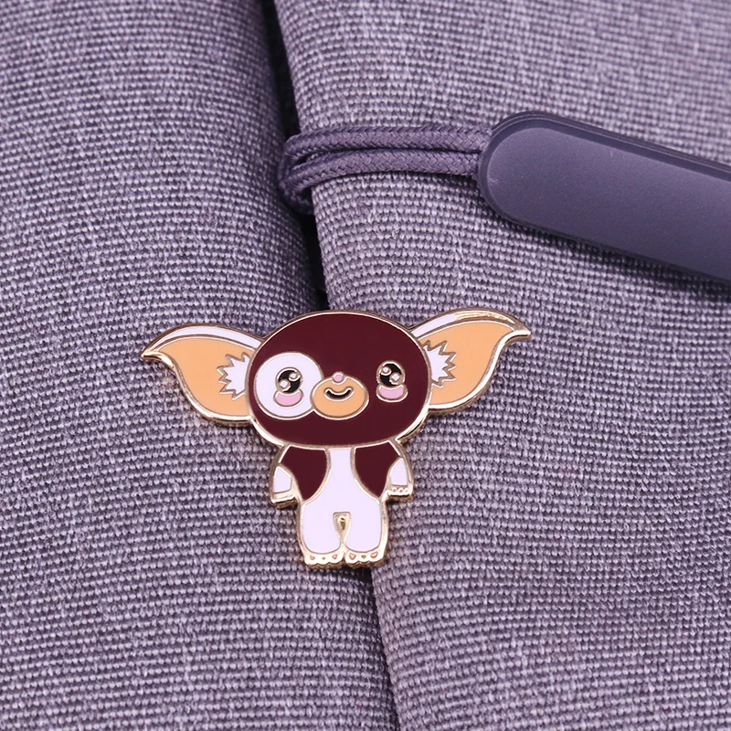 Симпатичная эмалированная брошь mogwai в виде питомца американской комедии и