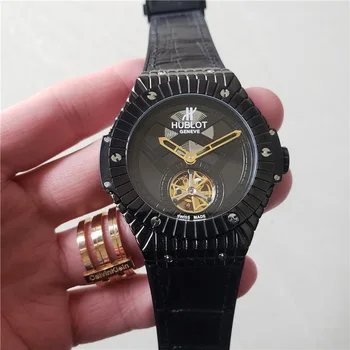 

HUBLOT Luxury Brand quartz Mens Watches Mechanical Wristwatches Stainless Steel Strap men's wristwatch classic business dress