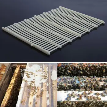 

For 10 Frame Beekeeping Beekeeper Bee Queen Excluder Trapping Tool King Royal Separated Grid Net Board Board Kit Plastic G0K2