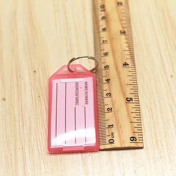 

The explosion-proof color plastic can be marked with the label of the tag wholesale of the key ring.