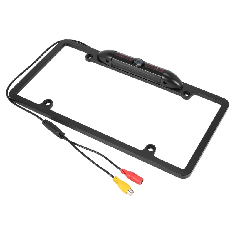 US Canada Car Number License Plate Frame Holder Rear View Backup Camera Auto Cmos Rearview 8 Leds Ir Cam | Автомобили и мотоциклы