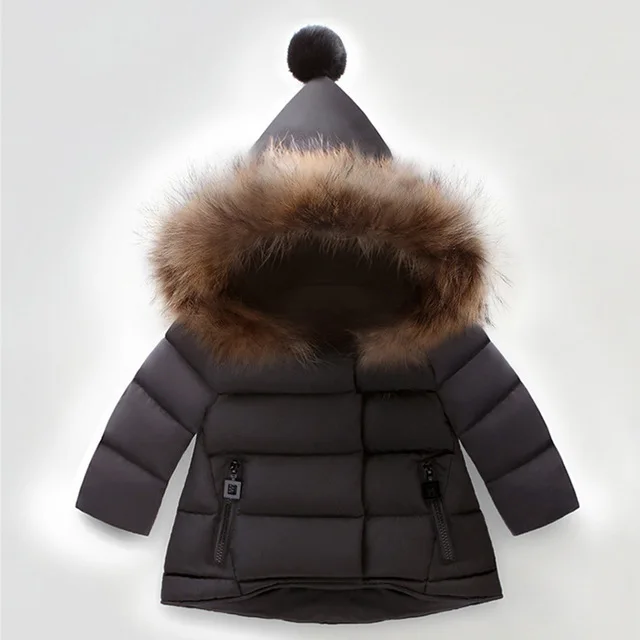 Куртка для маленьких девочек; зимняя куртка для девочек; пальто; теплая верхняя одежда с капюшоном; пальто для девочек; парки; детская куртка - Цвет: black APP003