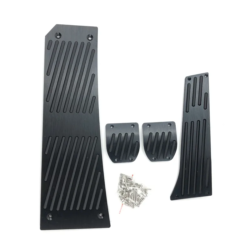 Aluminum alloy Gas Fuel Brake Footrest Pedal Plate Pad for BMW Z4 E85 E86 E89 for Car Accessories Car Pedals