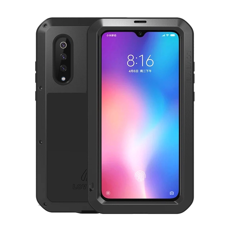 Металлический Чехол Love Mei для Xiaomi Mi 9 ударопрочный чехол телефона Mi9 защитный с