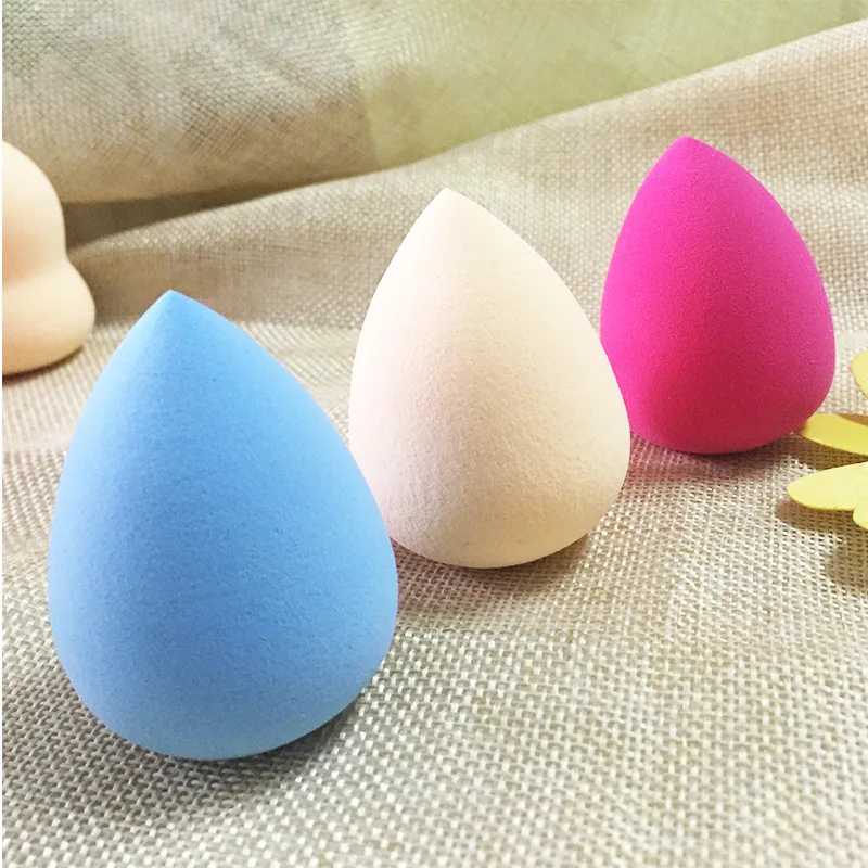 2PC Pack Water Drop Shape Cosmetic Puff Makeup Sponge Blending Face Foundation Cream Smooth Blending Cosmetic 5