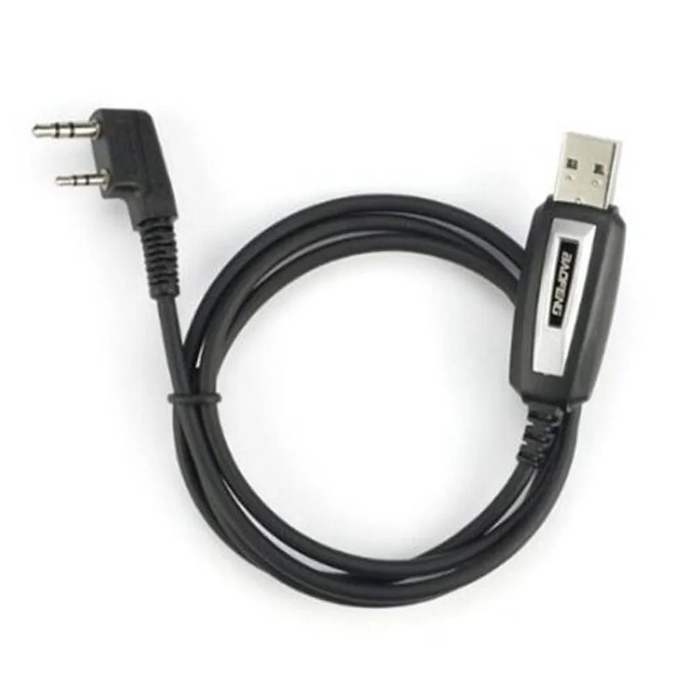 

Base On The Radio Channel USB Programming Cable+CD For Baofeng UV-5R UV-5RA 5RB BF888S Radio KenWood 2Pin RIBLESS