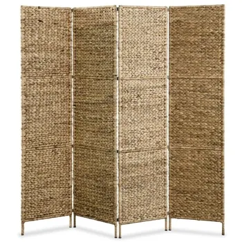 

[ES FR IT UK DE Warehouse] Water divider screen 4 panels water hyacinth 160x160 cm Free Drop Shipping