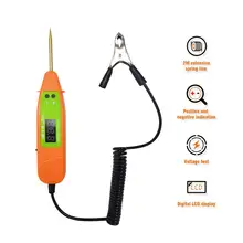 

Car Voltage Detector Test Pen LCD Digital Display Circuit Testers 2m Extension Line With Clip DC3-36V Motorbike Car light Truck