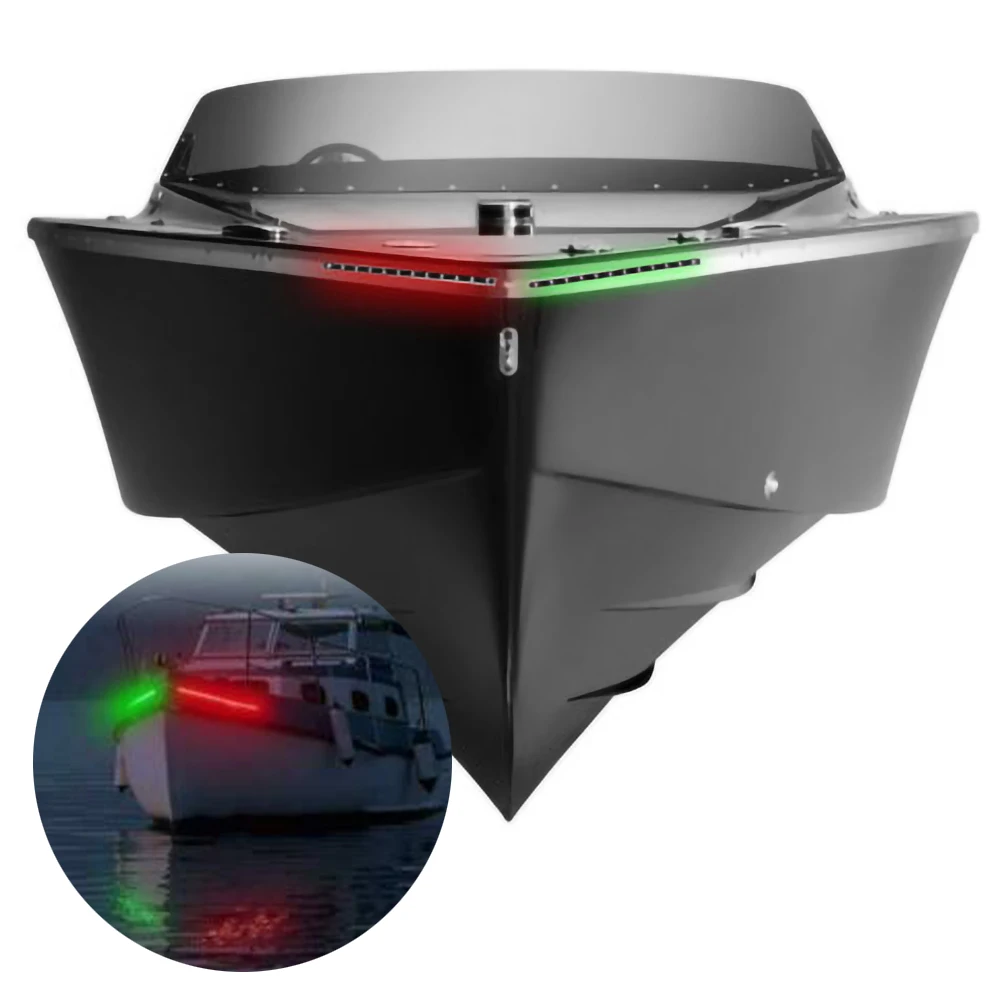 Аксессуары для лодки морской 2 шт. красный зеленый навигационные огни 18 ledsea лодка 12 В яхта Понтонный грузовик полосы света оборудование для лодки