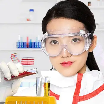 

Dragonpad Cycling Silicone Goggles Anti Droplets Dust-proof Anti-impact Safety Glasses for Women Men d20