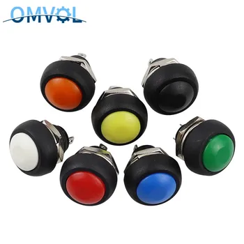 

1PCS 12mm Self-Recovery PBS-33B Mini Push Button Switch, 2Pin 1A Momentary Waterproof Reset Push Button