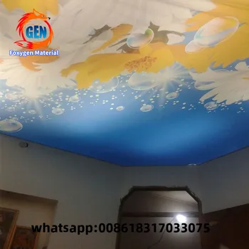 

professional manufacture stretch ceiling pvc 3d printed stretch ceiling