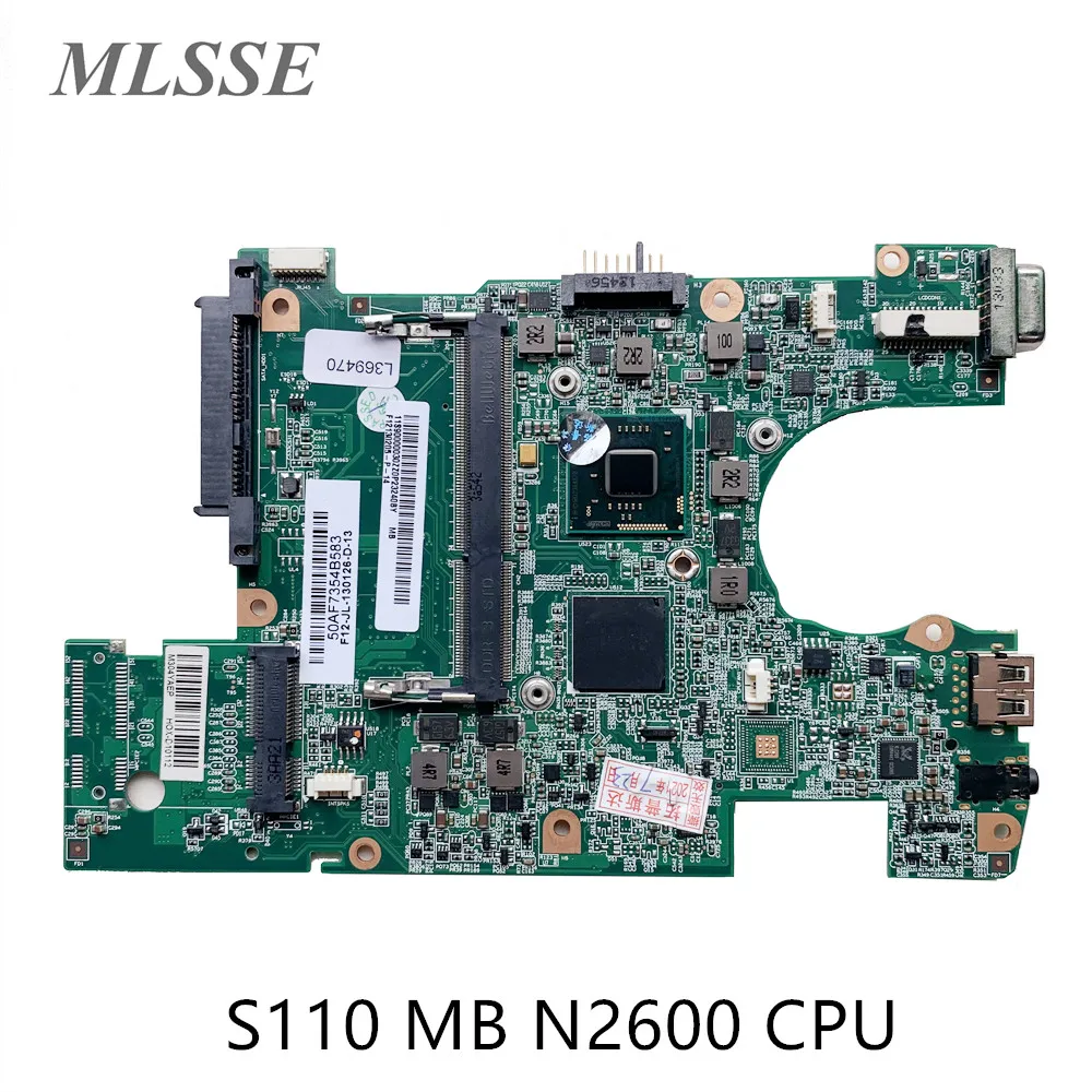 Материнская плата для ноутбука Lenovo S110 Z500 P/N 90000750 90000030 BM51383 Rev 1 3 с процессором N2600 DDR3