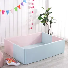 Детский полиуретановый игровой манеж для игр, утолщенное программное обеспечение для детей, домашний безопасный коврик для ползания в помещении, защитный бар, Океанский шар, забор для бассейна