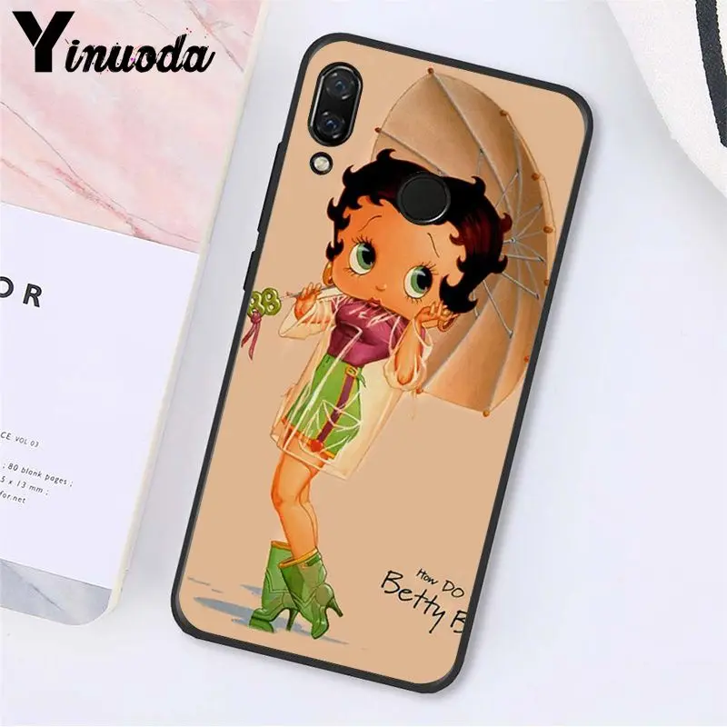 Yinuoda betty boop чехол для телефона для Xiaomi Redmi4X 6A S2 Go Redmi 5 5Plus Note4 Note5 7 Note6Pro - Цвет: A12