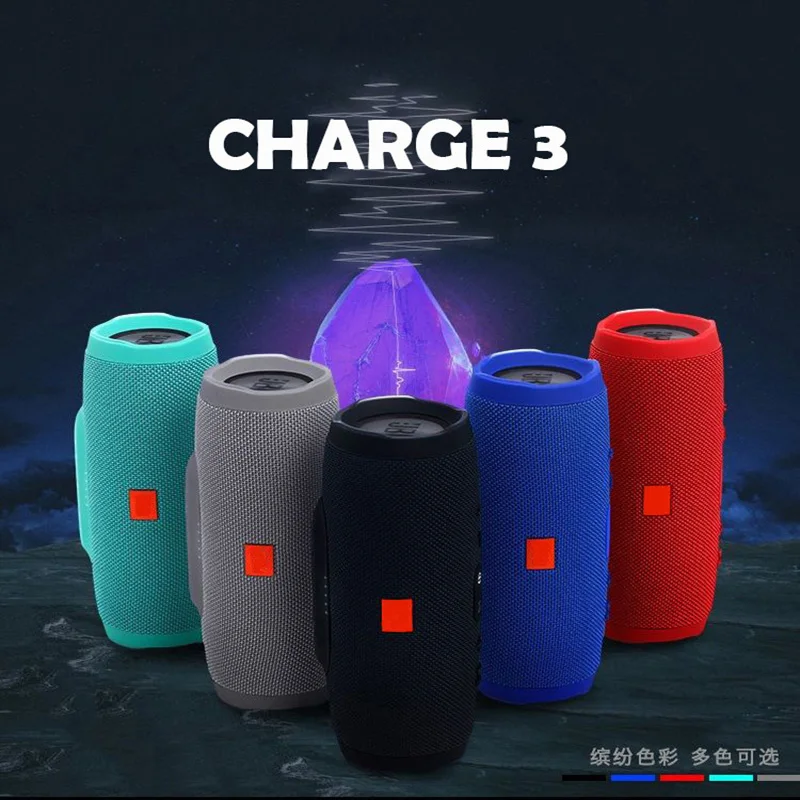 

20W Outdoor Bluetooth Speaker Subwoofer E3 Speaker IPX7 Waterproof Charge 3 Portable Music Player Active soundbar caixa de som