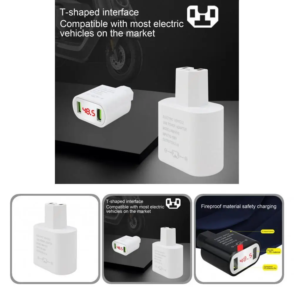 

Electromobile Phone Charger Useful Electric Car USB Output Phone Charger Safe Fast Charging Electric Vehicle Phone Charger