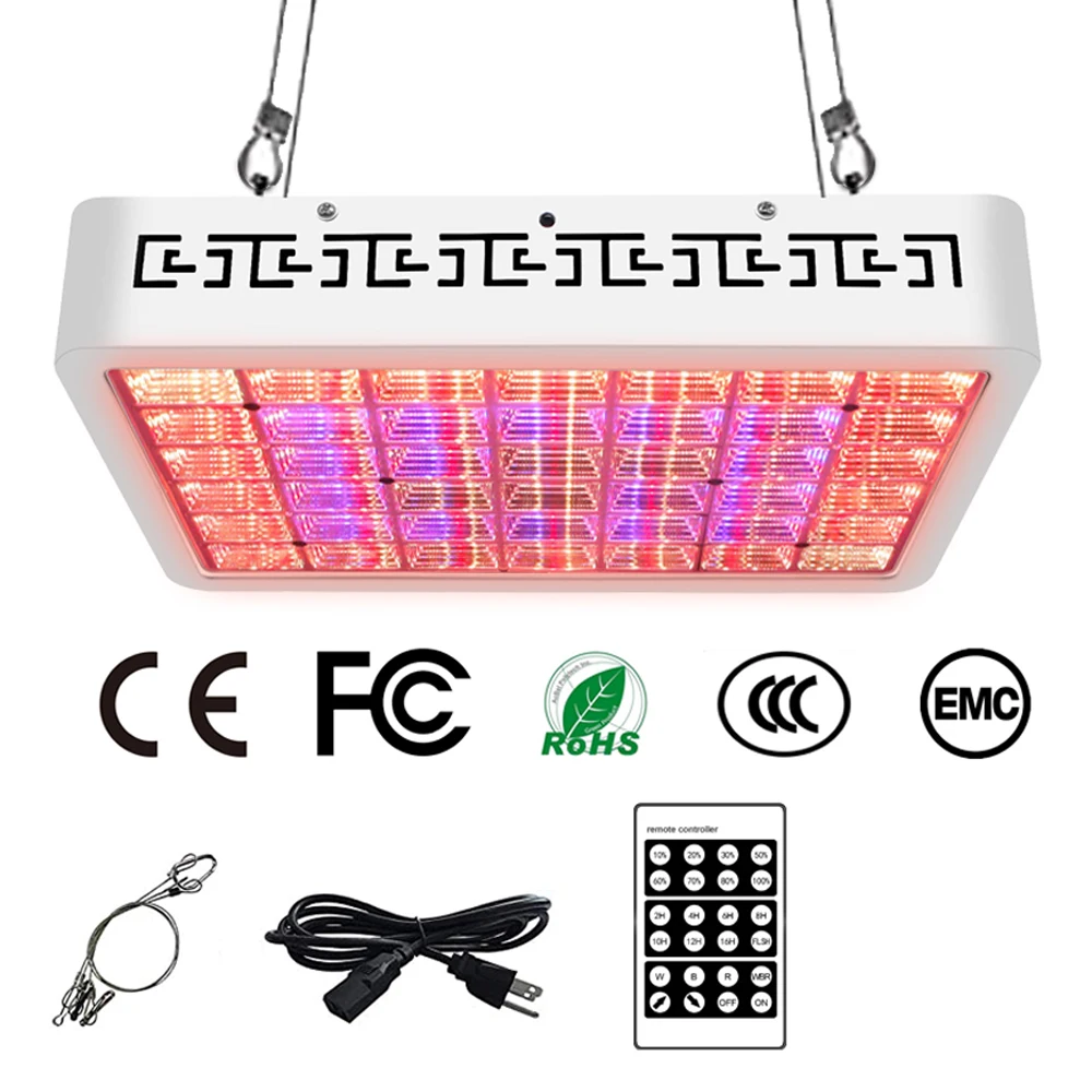 

White Full Spectrum 100w Led Grow light indoor adjustable Phyto lamp For Greenhouse cultivation Plants Seedlings aquarium 110V