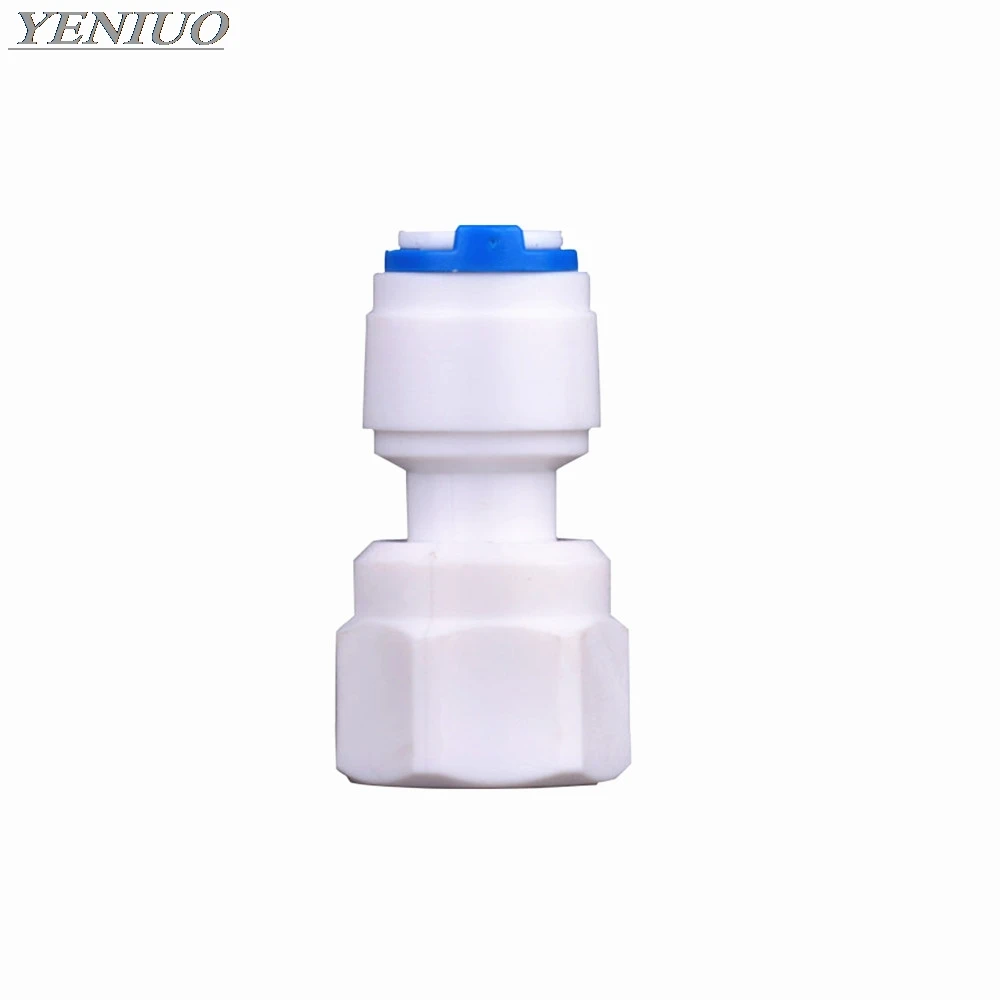 

Reverse Osmosis RO Water System Fitting 1/4" 3/8" Inch OD Hose Tube 1/4" 1/2" 1/8" Female Thread Plastic Pipe Quick Connectors