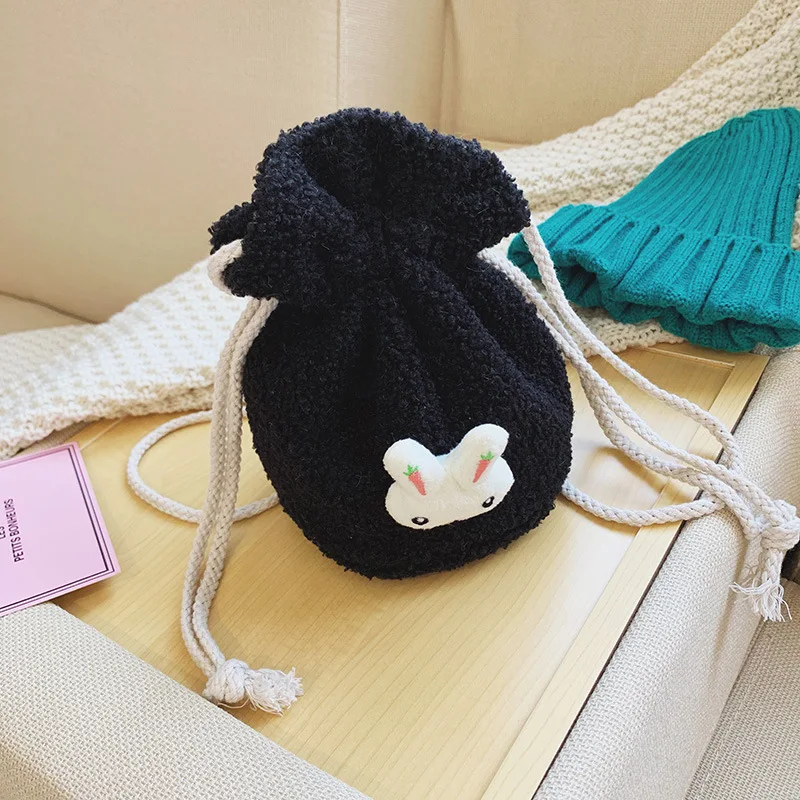 17 см мультяшный кролик плюшевые сумки для детей девочек Kawaii рюкзак для детей ясельного возраста модные сумки подарки на день рождения милые сумки для младенцев