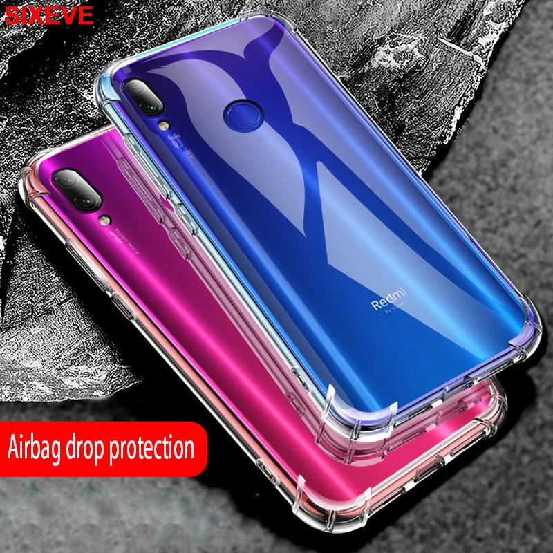 

TPU Silicon Drop proof Phone Case For Xiaomi Redmi 4A 4X 5A 5 Plus 6 Pro 6A S2 Redmi Note 4 3 Pro 5 6 MI 8 9 Lite SE Clear Cover