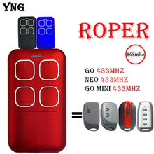 ROPER – ouvre-porte de Garage, télécommande 433mhz, Compatible avec ROPER GO/NEO/GO, MINI clé émetteur sans fil