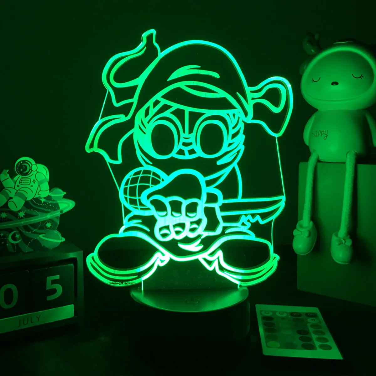 HONRG Luz noturna para jogos decoração de sala de jogos para