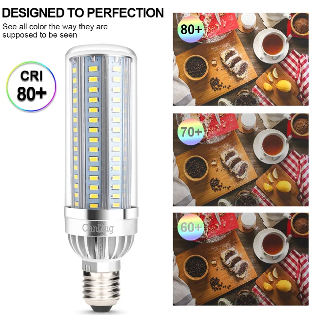 Led E27 E26 Высокая мощность 35 Вт 50 Вт 54 Вт светильник ing fan 360 градусов Лампа накаливания кукурузный светильник ing